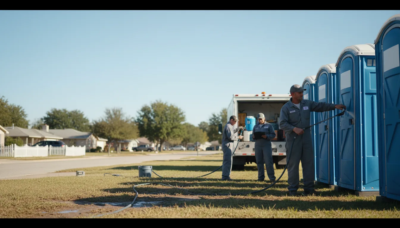 Long-Term Portable Toilet Rental in Midfield, TX near me